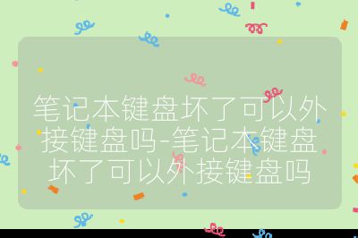筆記本鍵盤壞了可以外接鍵盤嗎-筆記本鍵盤壞了可以外接鍵盤嗎