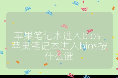 蘋果筆記本進入bios-蘋果筆記本進入bios按什么鍵