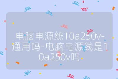 電腦電源線10a250v-通用嗎-電腦電源線是10a250v嗎
