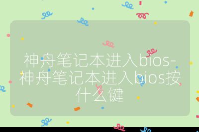 神舟筆記本進入bios-神舟筆記本進入bios按什么鍵