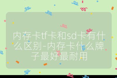 內(nèi)存卡tf卡和sd卡有什么區(qū)別-內(nèi)存卡什么牌子最好最耐用