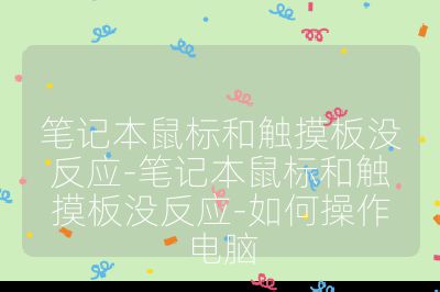 筆記本鼠標和觸摸板沒反應-筆記本鼠標和觸摸板沒反應-如何操作電腦