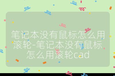 筆記本沒有鼠標怎么用滾輪-筆記本沒有鼠標怎么用滾輪cad
